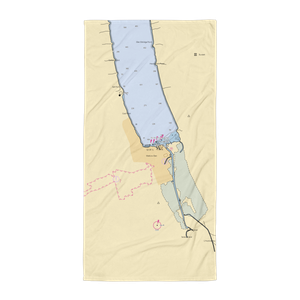 Watkins Glen Yacht Club (Montour Falls, NY) NOAA Chart Towel