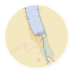 Watkins Glen Yacht Club (Montour Falls, NY) NOAA Chart Sticker