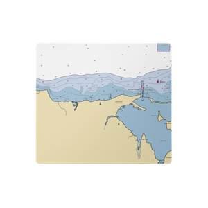 Martin's Tidesides Marine (Sodus Point, NY) NOAA Chart  Gaming Mouse Pad