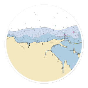 Martin's Tidesides Marine (Sodus Point, NY) NOAA Chart Sticker