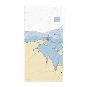 Sodus Bay Yacht Club (Sodus Point, NY) NOAA Chart Towel