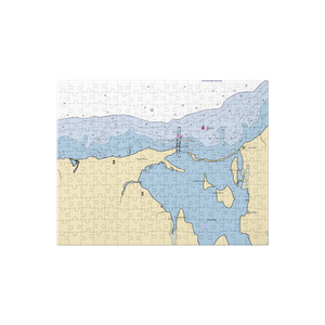 Sodus Marina (Sodus Point, NY) NOAA Chart Jigsaw Puzzle