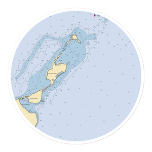 1000 Island Association Island KOA (Henderson Harbor, NY) NOAA Chart Sticker