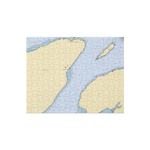 Shrangri-La Marina (Three Mile Bay, NY) NOAA Chart Jigsaw Puzzle