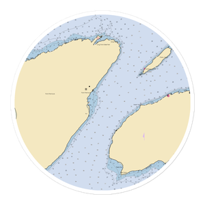 Shrangri-La Marina (Three Mile Bay, NY) NOAA Chart Sticker