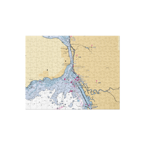 Erie Basin Marina (Buffalo, NY) NOAA Chart Jigsaw Puzzle