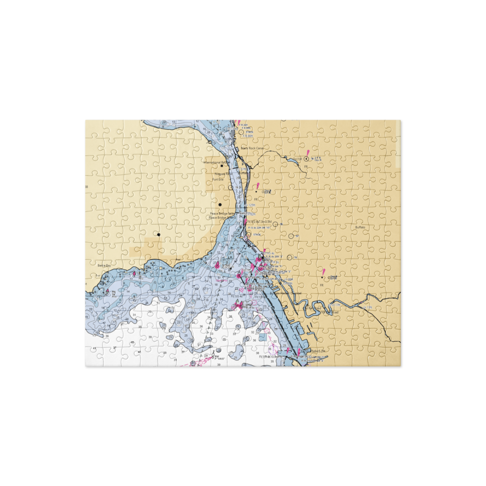 Erie Basin Marina (Buffalo, NY) NOAA Chart Jigsaw Puzzle 