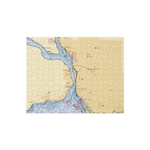 Nicholls Marine (Buffalo, NY) NOAA Chart Jigsaw Puzzle