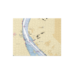 Mid River Marina (Buffalo, NY) NOAA Chart Jigsaw Puzzle