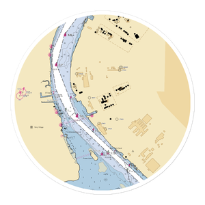 Mid River Marina (Buffalo, NY) NOAA Chart Sticker