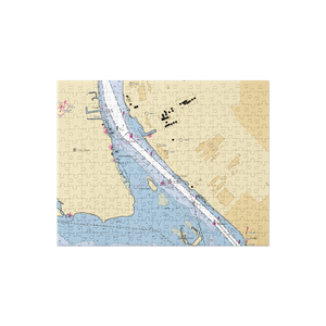 Niagara River Fishing Club (Grand Island, NY) NOAA Chart Jigsaw Puzzle