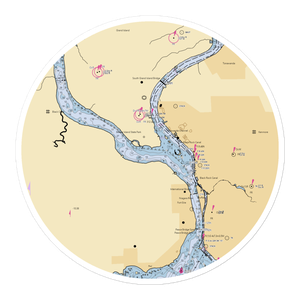 Beaver Island State Park Marina (Grand Island, NY) NOAA Chart Sticker