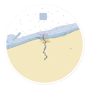Olcott Yacht Club (Olcott, NY) NOAA Chart Sticker