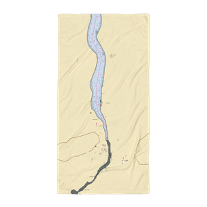Lewiston Landing Park Municipal Docks (Stella Niagara, NY) NOAA Chart Towel