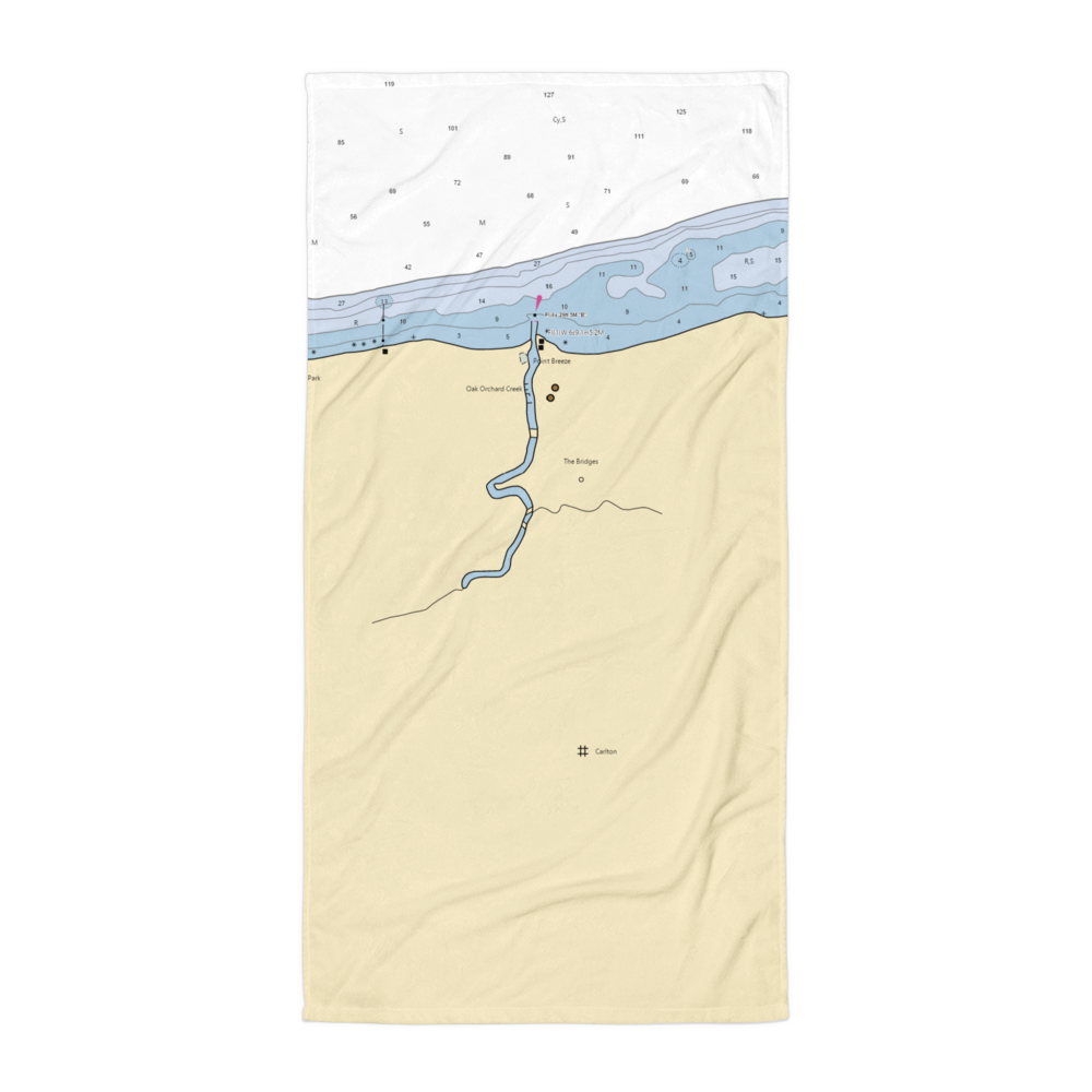 Captain's Cove Marina (Clarendon, NY) NOAA Chart Towel - New York (NY ...