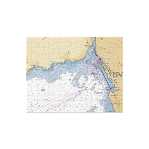 Buffalo Yacht Club - Port Albino Station (North Evans, NY) NOAA Chart Jigsaw Puzzle