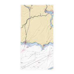 Harbour Master Docks, City of Port Colborne (Niagara Falls, NY) NOAA Chart Towel