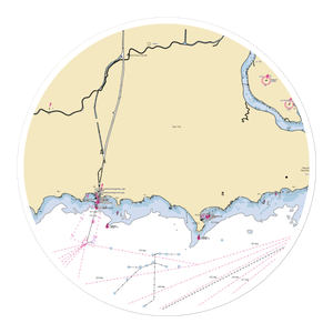 Harbour Master Docks, City of Port Colborne (Niagara Falls, NY) NOAA Chart Sticker