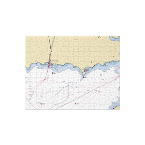 Sugarloaf Harbour Marina (Niagara Falls, NY) NOAA Chart Jigsaw Puzzle