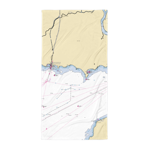 Lakeside Yacht Club (Niagara Falls, NY) NOAA Chart Towel