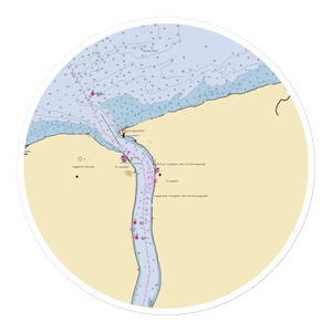 Youngstown Yacht Club (Stella Niagara, NY) NOAA Chart Sticker