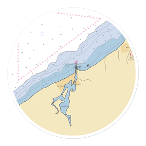 Pier Pressure (Stella Niagara, NY) NOAA Chart Sticker