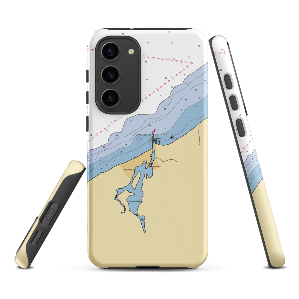 Dalhousie Yacht Club (Stella Niagara, NY) NOAA Chart Samsung Phone Case Samsung Galaxy S23 Plus model shown