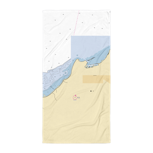 Barts Cove Marina (Dunkirk, NY) NOAA Chart Towel