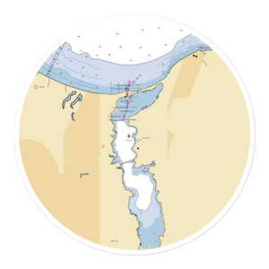 Lake Mohawk Yacht Club (Rochester, NY) NOAA Chart Sticker