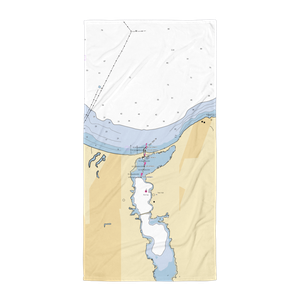 The Bluffs Along The Bay Marina (Rochester, NY) NOAA Chart Towel