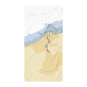 Ashtabula Yacht Club (North Kingsville, OH) NOAA Chart Towel