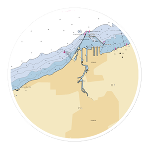 CJ Barhouse Saloon (North Kingsville, OH) NOAA Chart Sticker