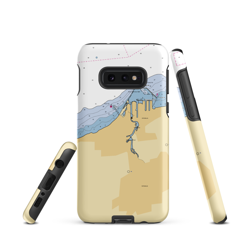 River Marine Supply Co. Fish Cleaning (North Kingsville, OH) NOAA Chart Samsung Phone Case Samsung Galaxy S10e model shown