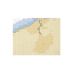 North Coast Marina and Campground (North Kingsville, OH) NOAA Chart Jigsaw Puzzle