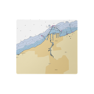 Ashtabula Recreation Unlimited (North Kingsville, OH) NOAA Chart  Gaming Mouse Pad