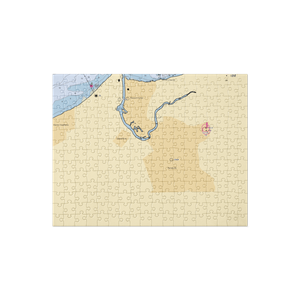 Western Reserve Yacht Club (Grand River, OH) NOAA Chart Jigsaw Puzzle