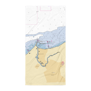 HTP Rack and Marina (Grand River, OH) NOAA Chart Towel