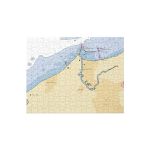 Grand River Yacht Club (Grand River, OH) NOAA Chart Jigsaw Puzzle