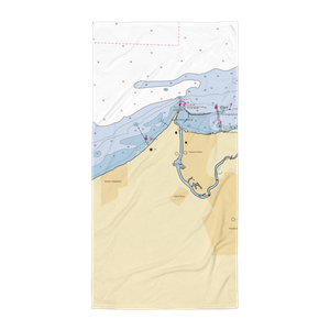 Rutherford's Landing (Grand River, OH) NOAA Chart Towel