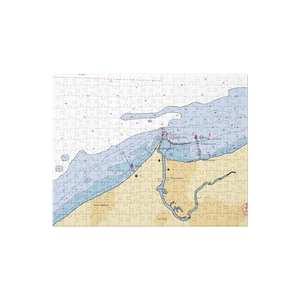 Fairport Harbor Marina (Grand River, OH) NOAA Chart Jigsaw Puzzle