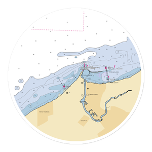 Fairport Harbor Marina (Grand River, OH) NOAA Chart Sticker