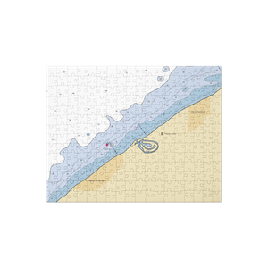 Mentor Harbor Yachting Club (Mentor, OH) NOAA Chart Jigsaw Puzzle