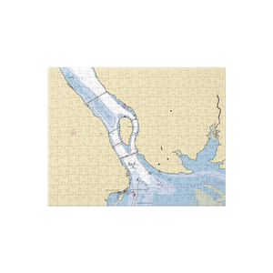 Captain Lee's Marina (Perry Point, MD) NOAA Chart Jigsaw Puzzle