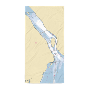 Havre de Grace Marine Center (Perry Point, MD) NOAA Chart Towel