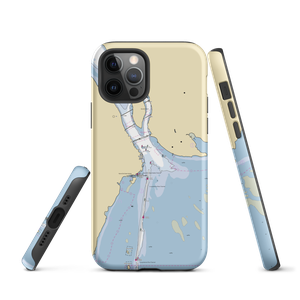 Log Pond Marina (Perry Point, MD) NOAA Chart  Tough iPhone Case