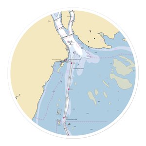 Havre de Grace City Yacht Basin (Perry Point, MD) NOAA Chart Sticker