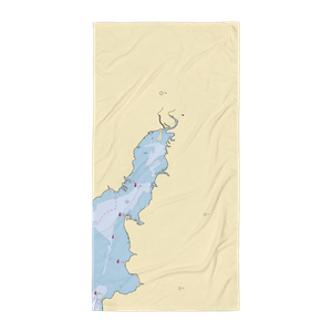 McDaniel Yacht Basin (Elkton, MD) NOAA Chart Towel