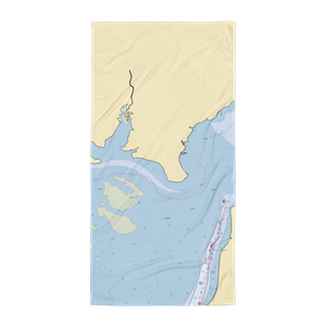 Chestnut Point Marina (Childs, MD) NOAA Chart Towel