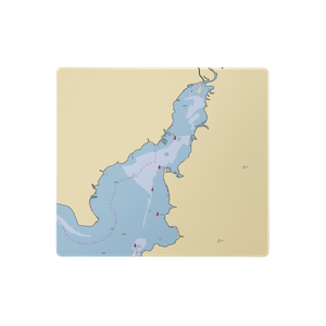 Shelter Cove Yacht Basin (Charlestown, MD) NOAA Chart  Gaming Mouse Pad