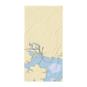 Oasis Marinas at Gunpowder Cove (Joppa, MD) NOAA Chart Towel